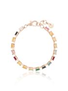 Shay Rainbow Gem 18k Gold Bracelet - Multicoloured