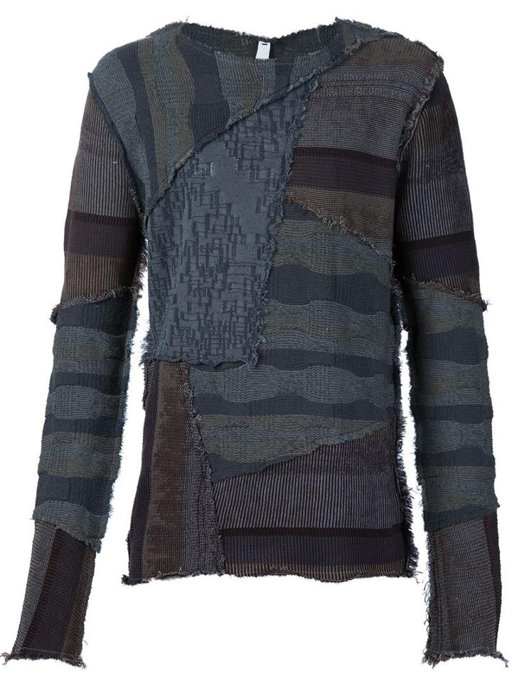 Damir Doma Patchwork Knitted Sweater