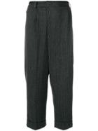 Alberto Biani Herringbone Trousers - Grey