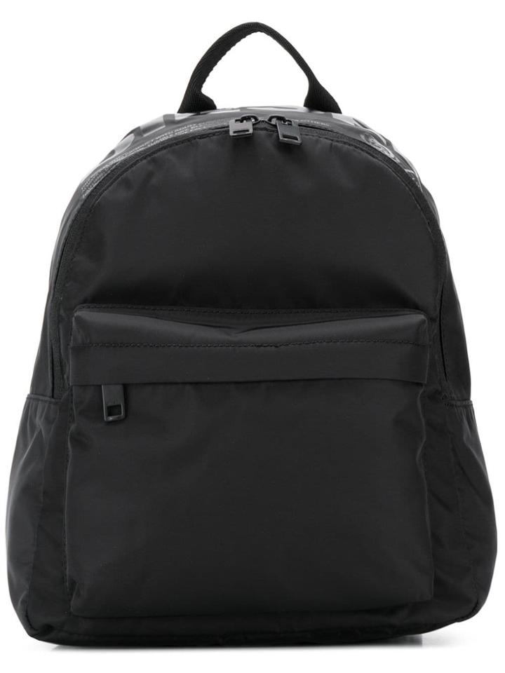 Diesel Monochrome Logo Backpack - Black