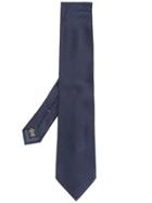 Ermenegildo Zegna Diagonal Striped Necktie - Blue