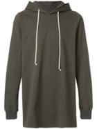 Rick Owens Hooded Sweater - Green