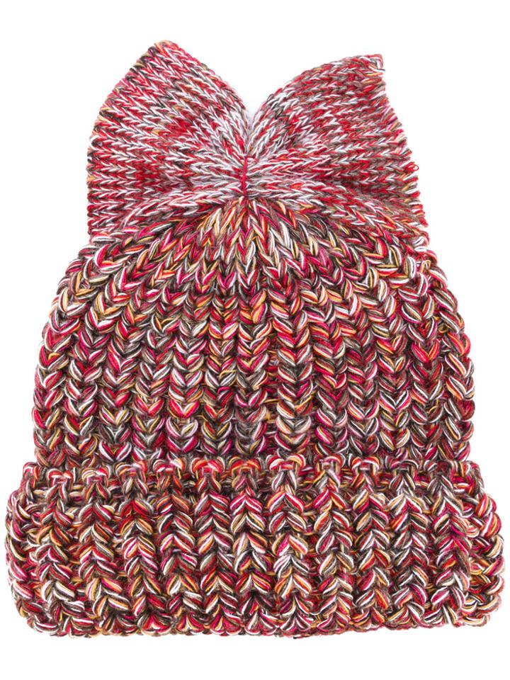 Federica Moretti Knitted Beanie - Multicolour
