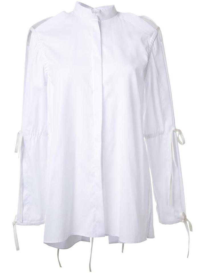Dion Lee Tie Sleeve Shirt, Women's, Size: 6, Cotton
