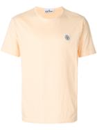 Stone Island Logo Patch T-shirt - Yellow & Orange