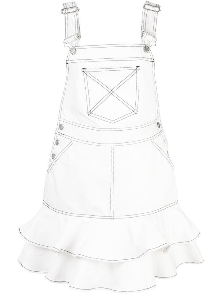 Opening Ceremony X Chloë Sevigny Suspender Mini Dress - White