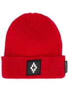 Marcelo Burlon County Of Milan County Logo Beanie - Red