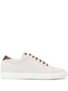Brunello Cucinelli Contrast Lace-up Sneakers - White