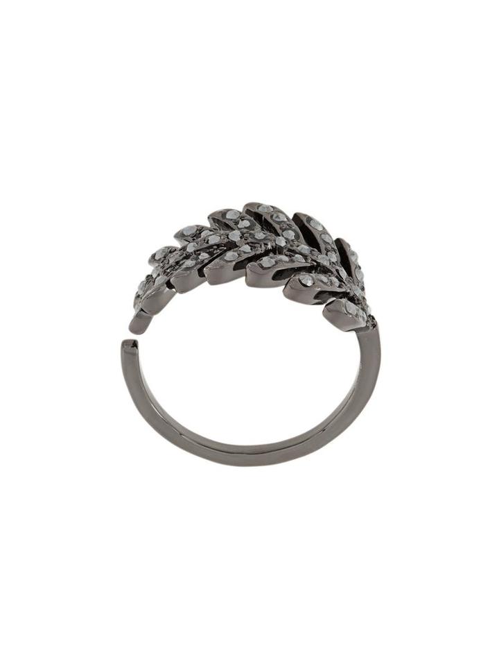 Federica Tosi 'leaf' Ring, Women's, Black