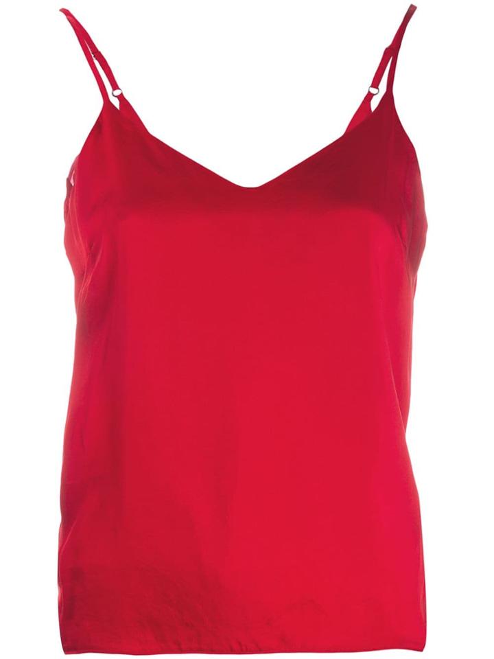 Andrea Ya'aqov Spaghetti Strap Tank Top - Red