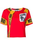 Moschino Logo T-shirt With Graphic Print - Red