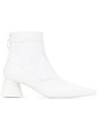 Ellery Patch Ankle Boot - White