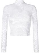 Eckhaus Latta Turtle Neck Top - White