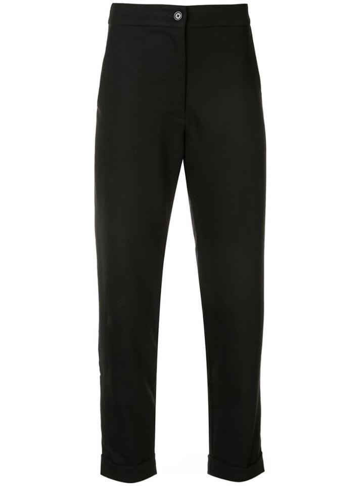 Zambesi Cropped Cigarette Trousers - Black