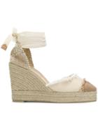 Castañer Wedge Espadrille Sandals - Nude & Neutrals