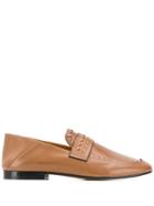 Isabel Marant Feevon Studded Loafers - Brown