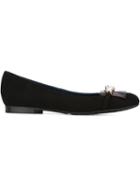 Pollini Crystal Embellished Ballerina