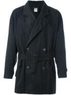 Issey Miyake Vintage Belted Mac - Black