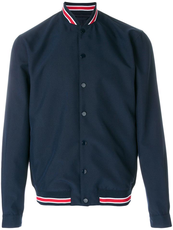 The Gigi Prescott Bomber Jacket - Blue