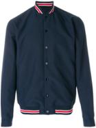 The Gigi Prescott Bomber Jacket - Blue