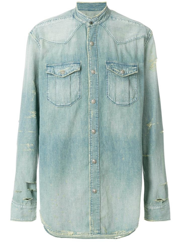 Balmain Denim Shirt - Blue