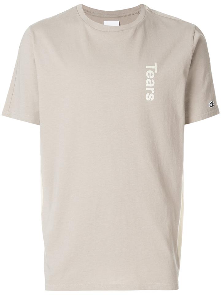 Champion Tears Print T-shirt - Nude & Neutrals