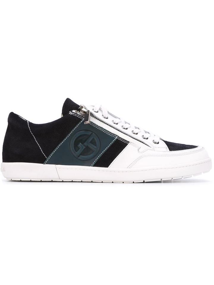 Giorgio Armani Side Zip Sneakers