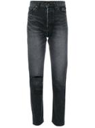 Saint Laurent Light-wash Skinny Jeans - Grey