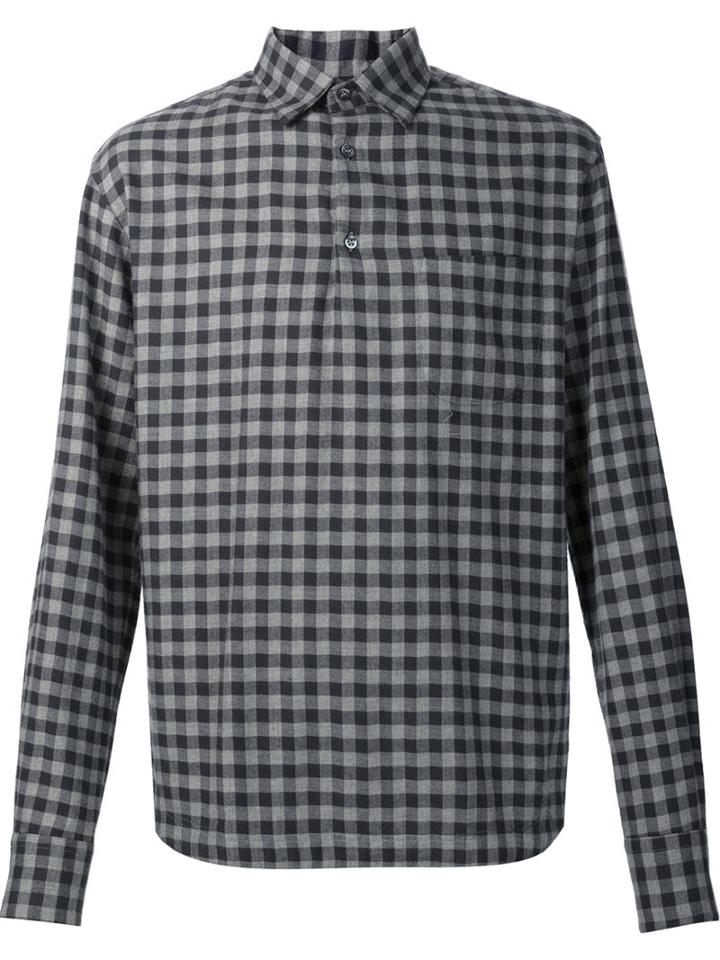 Barena Checked Long Sleeve Shirt