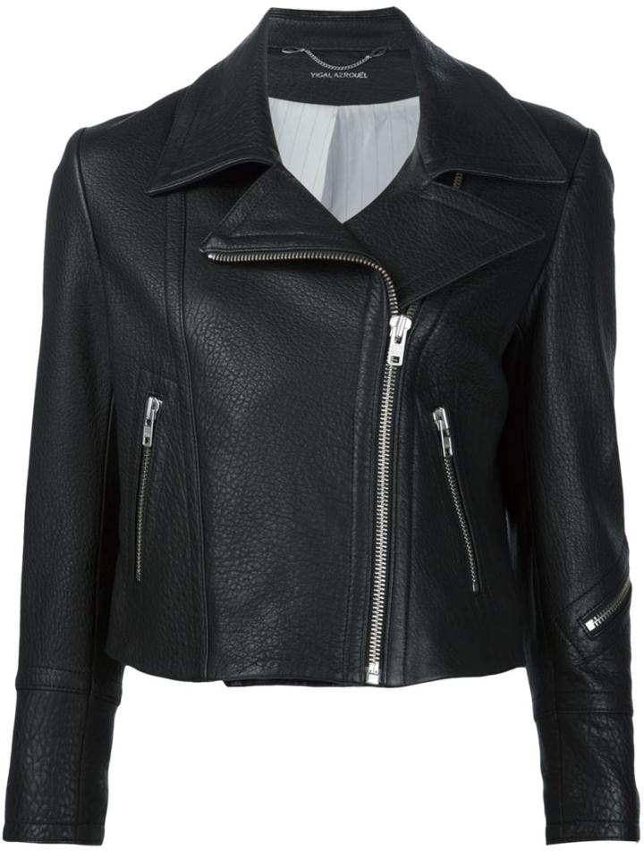 Yigal Azrouel Textured Biker Jacket