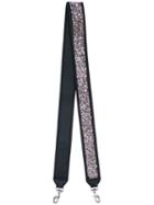 Rebecca Minkoff - Detachable Glitter Bag Strap - Women - Leather - One Size, Black, Leather