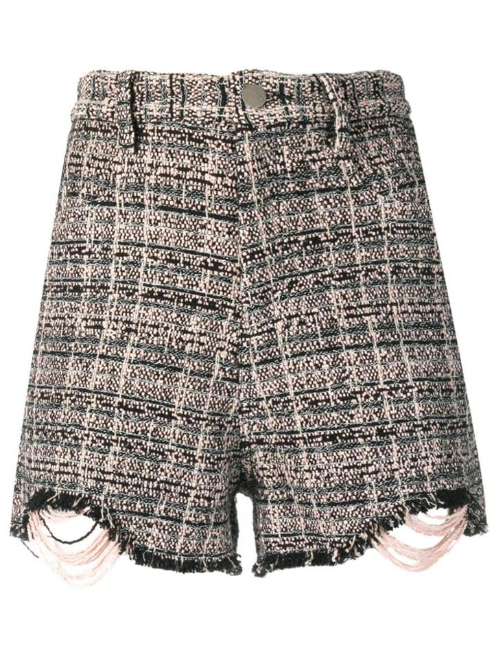 Iro Fitted Tweed Shorts - Pink