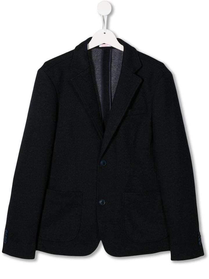 Sun 68 Kids Teen Button Blazer - Blue