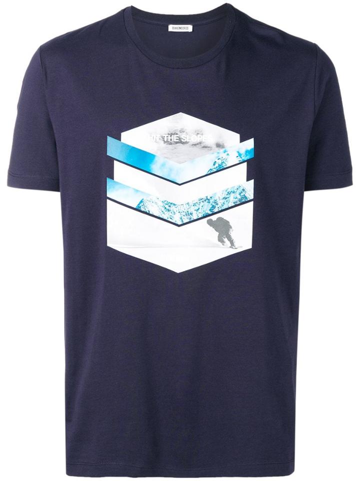 Dirk Bikkembergs Hit The Slopes T-shirt - Blue