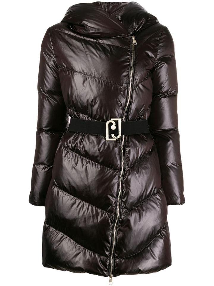 Liu Jo Hooded Padded Coat - Black