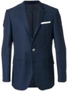 Boss Hugo Boss V-neck Buttoned Jacket - Blue