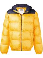 Tommy Jeans Two-tone Puffer Jacket - Yellow