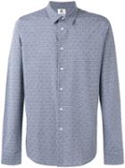 Ps By Paul Smith Allover Dices Print Shirt, Men's, Size: Xl, Grey, Cotton