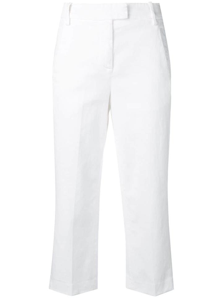 Dondup Cropped Straight-leg Jeans - White
