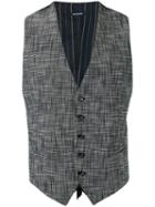 Tagliatore - Suit Waistcoat - Men - Cotton/nylon/spandex/elastane/cupro - 50, Blue, Cotton/nylon/spandex/elastane/cupro