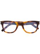 Saint Laurent 'sl 50 002' Glasses, Brown, Acetate