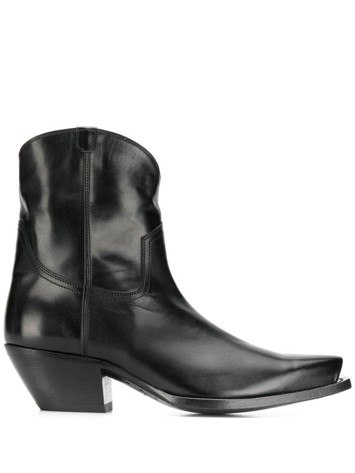 R13 Western Boots - Black