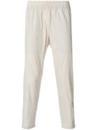 Adidas Cropped Loose Track Trousers - Nude & Neutrals
