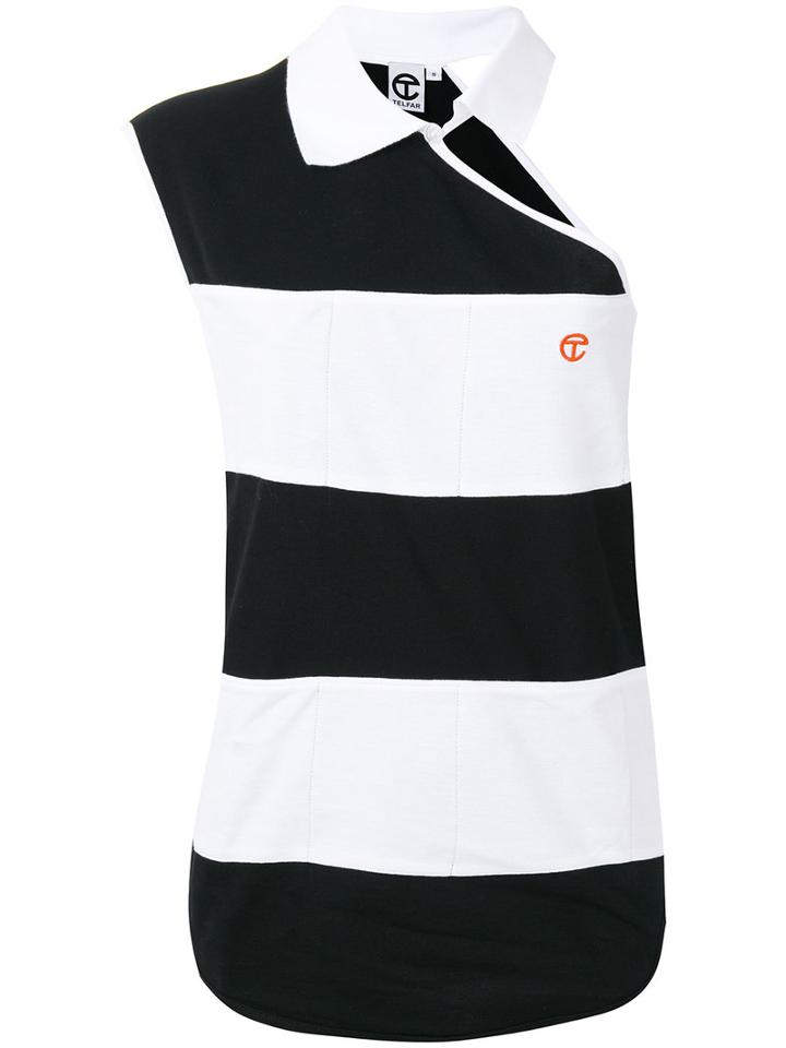 Telfar - Collared Tank - Women - Cotton - M, Black, Cotton