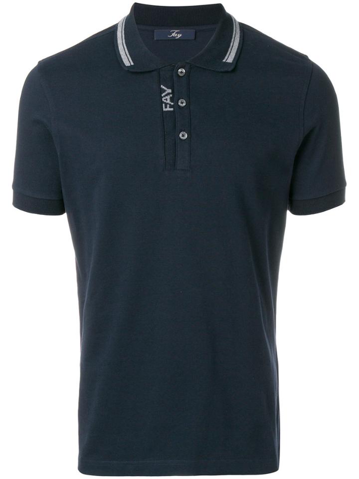Fay Short Sleeved T-shirt - Blue