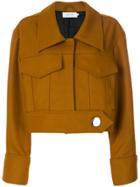 Marques'almeida Cropped Extended Sleeve Jacket - Yellow & Orange