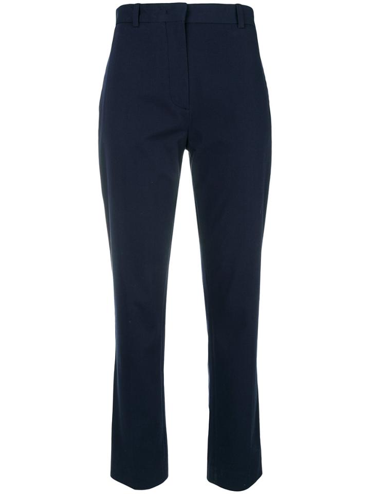 Joseph High Waisted Trousers - Blue