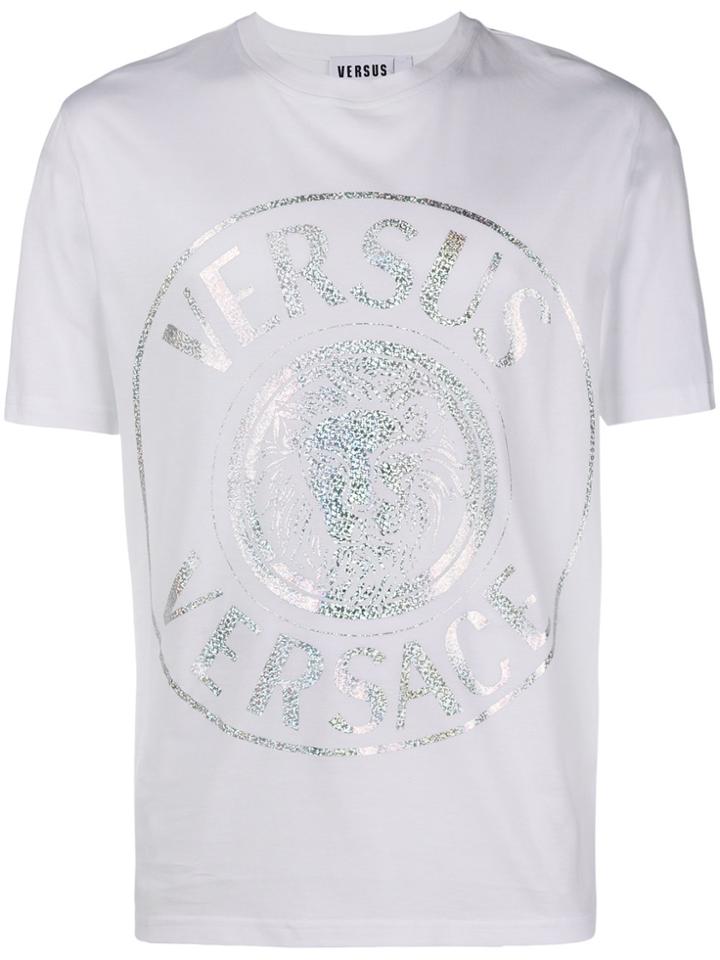 Versus Metallic Logo T-shirt - White
