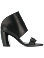 Ann Demeulemeester Vitello Lux Sandals - Black