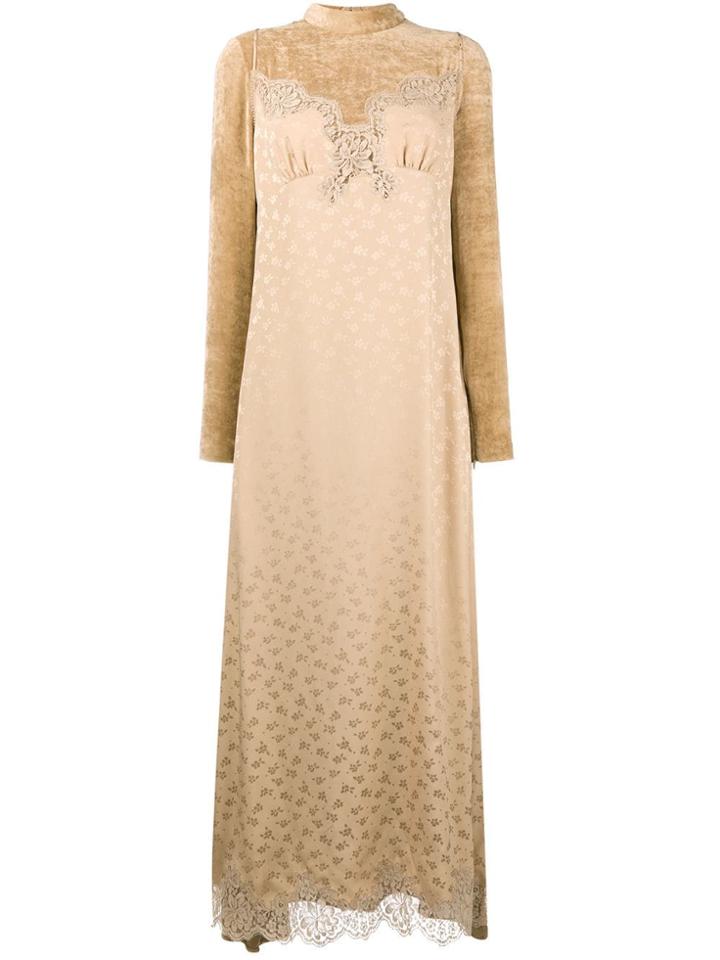 Stella Mccartney Long Slip Dress - Nude & Neutrals